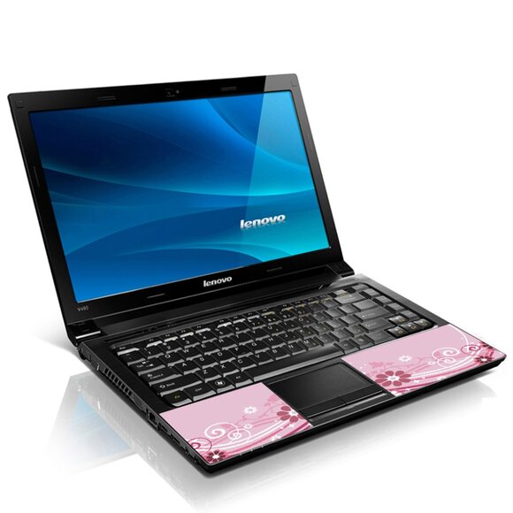 LSS 15.6 & 17.3 Inches Laptop Notebook Skin Sticker Decal - Pink Floral - Picture 2 of 2